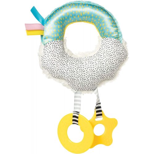  Manhattan Toy Cherry Blossom Days Cloud Baby Circle Rattle with Crinkle Paper and Teethers