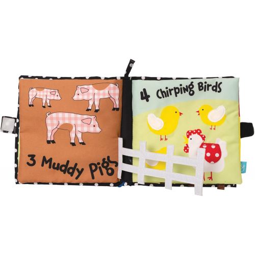  Manhattan Toy Farmyard Friends Soft Activity Book