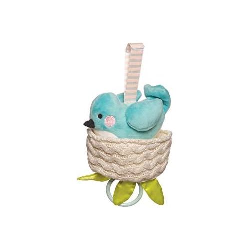  Manhattan Toy Lullaby Bird Pull Musical Crib and Baby Toy