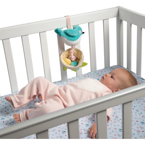  Manhattan Toy Lullaby Bird Pull Musical Crib and Baby Toy