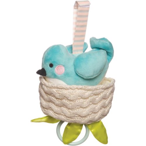  Manhattan Toy Lullaby Bird Pull Musical Crib and Baby Toy
