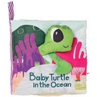 Manhattan Toy Whats Outside Sea-Themed Soft Baby Activity Book with Rattle