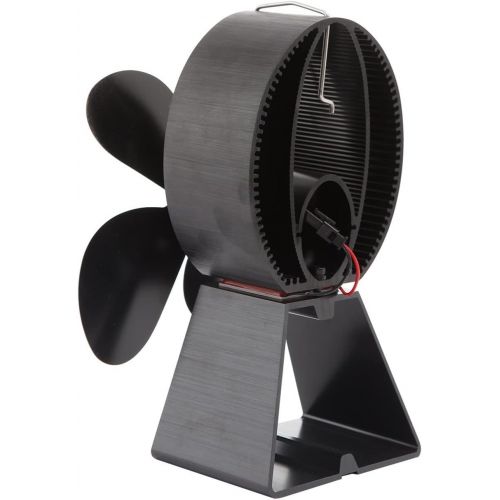  Man-hj Heat Powered Stove Fan Fireplace Thermal Four Page Fan, Wood Fireplace Fan, Efficient Heat Dissipation for Home Heating