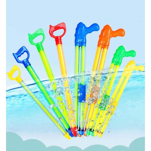  Mankvis Water Gun Toy, Super Absorbent Shock Wave Water Pistol Children and Adult Party Beach Outdoor Pool Water Fun Toy Combination 2PCS