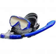 Mankvis Childrens Professional Snorkeling Mask Set, Diving Training Mask, Colorful Matte UV Protection for Children