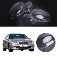 Mann Jade 1 Pair Headlight Headlamp Clear Lens Plastic Shell Cover For Mercedes Benz E-CLASS W211 E320 2006-2008