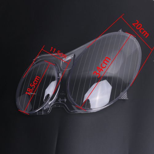  Mann Jade 1 Pair Headlight Headlamp Clear Lens Plastic Shell Cover For Mercedes Benz E-CLASS W211 E320 2006-2008