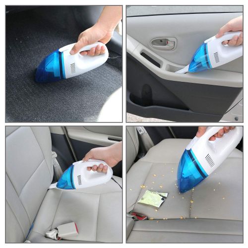  Manoch Car Vacuum Cleaner 12V for Auto Mini Hand held Wet Dry Small Portable 12 Volt Material: ABS (Cleaner) + TPR (Flat Nozzle) Sizes: 11.02 ×3.54 ×4.33 Inches (L×W×H) Weight: 0.8