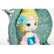 Matilda: Handmade Cloth Doll by Manolitas, Heirloom Doll, Keepsake Doll, Collectors Doll, Cloth Doll, Fabric Doll, Art Doll, Gift Doll