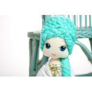 Olivia: Handmade Cloth Doll by Manolitas, Heirloom Doll, Keepsake Doll, Collectors Doll, Cloth Doll, Fabric Doll, Art Doll
