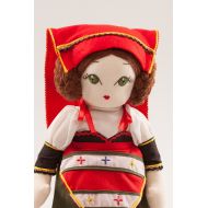 Manolitas Michaella from Italy - Handmade Cloth Doll, Heirloom Doll, Keepsake Doll, 16 Inch, Collectors Doll, Cloth Doll, Fabric Doll, Art Doll