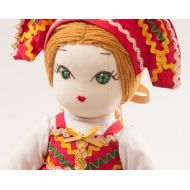 Manolitas Irina from Russia - Handmade Cloth Doll, Heirloom Doll, Keepsake Doll, 16 Inch, Collectors Doll, Cloth Doll, Fabric Doll, Art Doll
