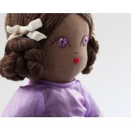 Manolitas Jackie - Handmade Cloth Doll, Heirloom Doll, Keepsake Doll, 16 Inch, Collectors Doll, Cloth Doll, Fabric Doll, Art Doll