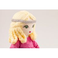 Manolitas Queen Isabella - Handmade Cloth Doll, Heirloom Doll, Keepsake Doll, 16 Inch, Collectors Doll, Cloth Doll, Fabric Doll, Art Doll