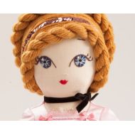 Manolitas Princess Alexia Handmade Cloth Doll, Heirloom Doll, Keepsake Doll, 16 Inch, Collectors Doll, Cloth Doll, Fabric Doll, Art Doll