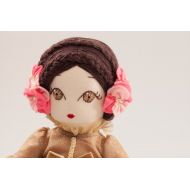 Manolitas Princess Celine - Handmade Cloth Doll, Heirloom Doll, Keepsake Doll, 16 Inch, Collectors Doll, Cloth Doll, Fabric Doll, Art Doll