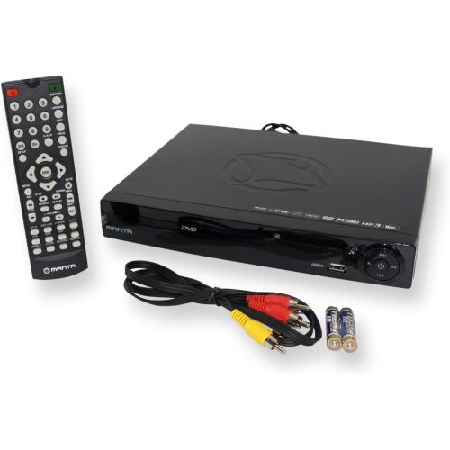  Manta DVD072 Emperor Basic DVD Player 072 with 1.5 m HDMI Cable with HDMI, SCART, USB Connection and Media Player MPEG4 Xvid Divx MP3