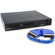 Manta DVD072 Emperor Basic DVD Player 072 with SCART Cable with HDMI, SCART, USB Connection and Media Player MPEG4 Xvid Divx MP3