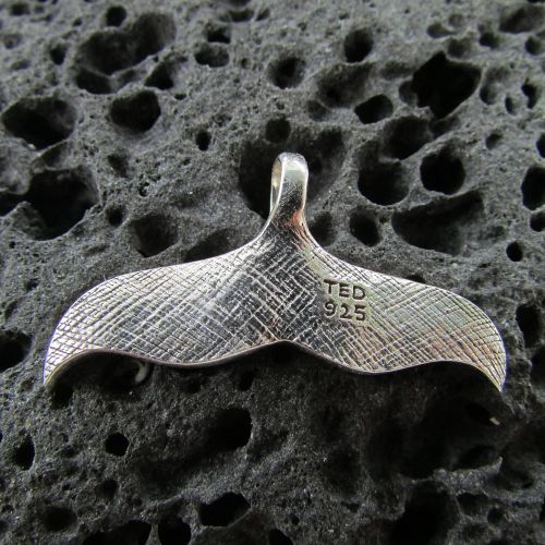  Manta Ray Bliss Hawaii Handmade Jewelry Whale Tail Necklace Pendant Large | Sterling Silver | Ocean | Beach | Gift | Jewelry | Handmade | Unique