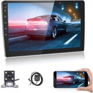 10.1 Inch Android Car Radio Double Din Stereo with Navigation Touch Screen Mantian Car Stereo with Backup Camera, Support WiFi Bluetooth FM Mirror Link Dual USB