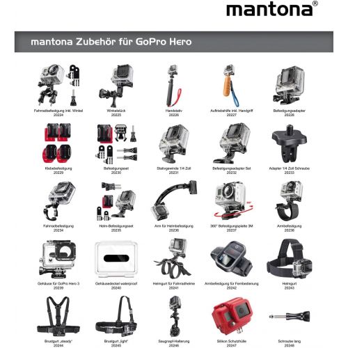  Mantona GoPro Unterwasser-Filter-Set (52 mm, geeignet fuer GoPro Hero 4 und 3+)
