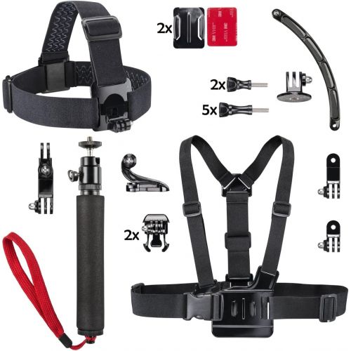  Mantona Erde GoPro Set for All Types of Sports, Set Snow and Ice