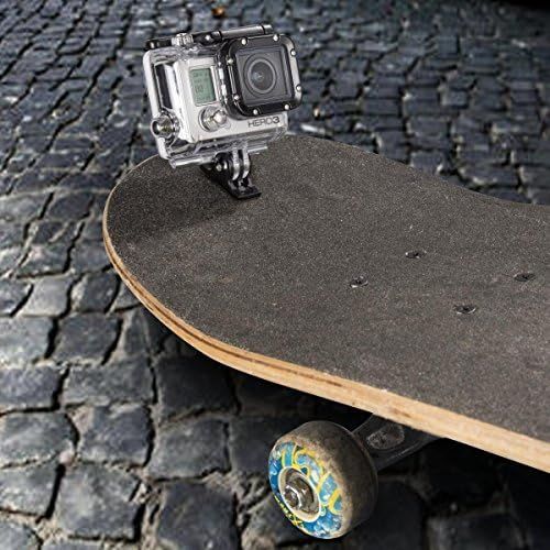  Mantona ALU GoPro Mount Schraubhalterung (geeignet fuer GoPro Hero 6 5 4 3+ 3 2 1, Session und andere kompatible Action Cams, eloxiertes Aluminium, GoPro-Halterung zur Befestigung a