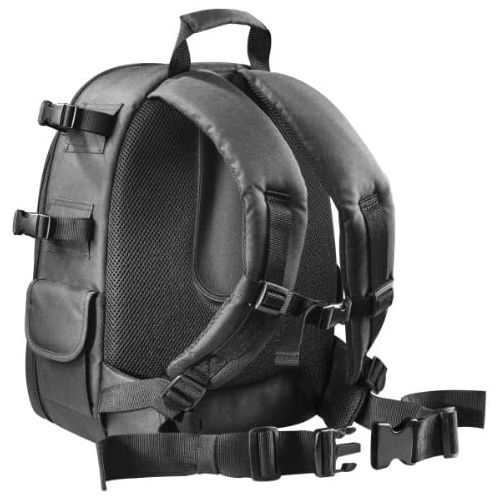  [아마존베스트]Mantona Azurit Camera Backpack (for DSLR Equipment, black, tripod holder, padded straps)