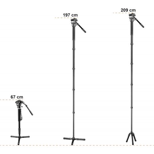  [아마존베스트]mantona Video Monopod Dolomit Mono