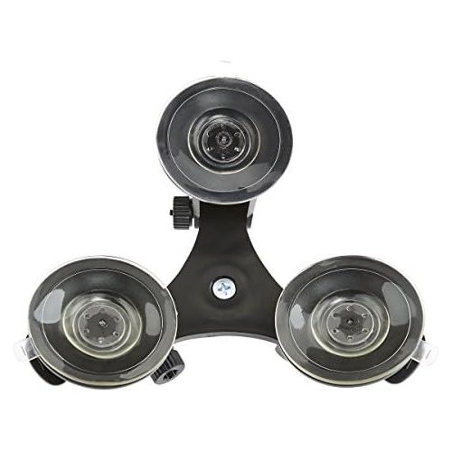  [아마존베스트]Mantona Suction Cup Mount 3 Leg Size L for GoPro Hero 6 5 4 3+ 3 2 1, Session and Other Compatible Action Cams, Includes High Quality Aluminium Ball Head, 3 Suction Cups