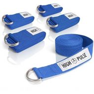 [아마존베스트]High Pulse Yoga Strap (183 x 1.5 inches) - High Quality Yoga Strap with Clasp as a Practical Aid for Yoga or Pilates - 100% Cotton