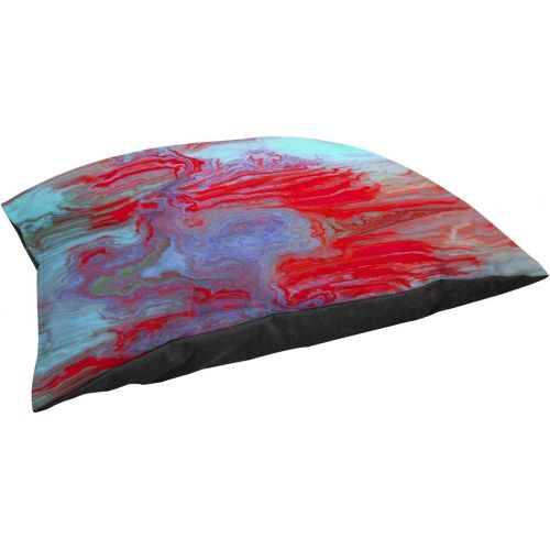  Manual Woodworkers & Weavers Fleece Top Toy or Small Breed Pet Bed, Coral Glass, Multi Colored