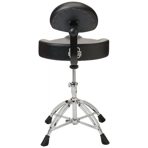  Mapex MAPEX T775 Double Braced Throne with Height Adjustment and Back Rest, Saddle Seat