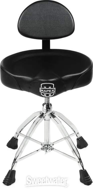  Mapex T875 Saddle Top Double-braced Drum Throne with Backrest Demo