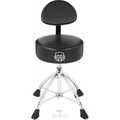  Mapex Round Top Double-braced Drum Throne with Backrest