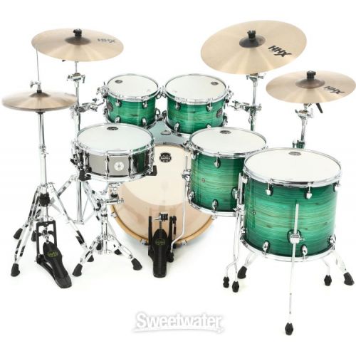  Mapex Armory 6-piece Studioease Fast Tom Shell Pack - Emerald Burst