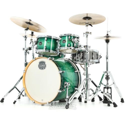  Mapex Armory 6-piece Studioease Fast Tom Shell Pack - Emerald Burst