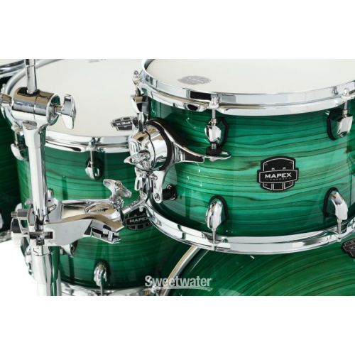  Mapex Armory 6-piece Studioease Fast Tom Shell Pack - Emerald Burst