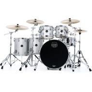 Mapex Saturn Evolution Workhorse 5-piece Shell Pack - Maple & Walnut - Iridium Silver