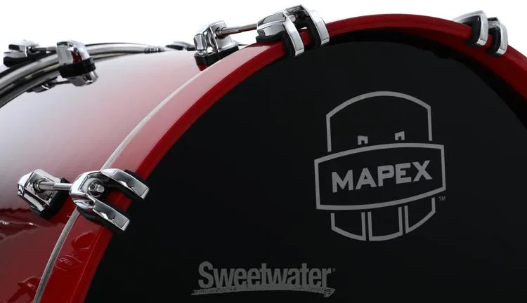  Mapex Saturn 4-piece Fusion Shell Pack - Scarlet Fade
