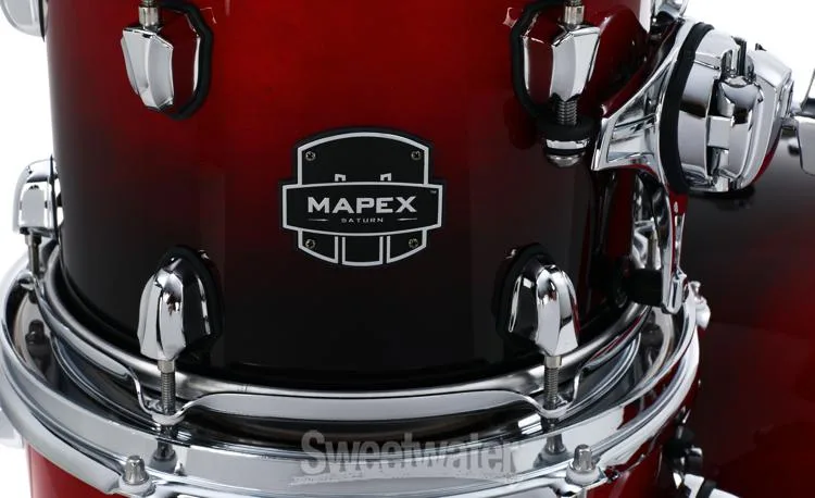  Mapex Saturn 4-piece Fusion Shell Pack - Scarlet Fade