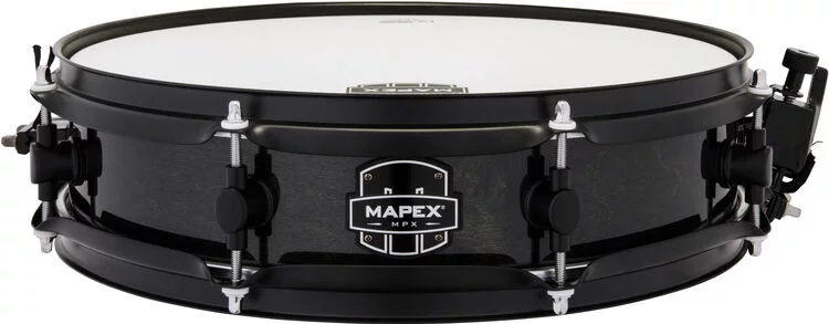  Mapex MPX Maple/Poplar Piccolo Snare Drum - 3.5 x 14-inch - Black with Black Hardware