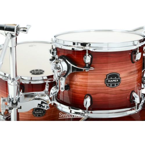  Mapex Armory 6-piece Studioease Fast Tom Shell Pack - Redwood Burst