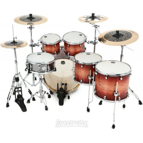  Mapex Armory 6-piece Studioease Fast Tom Shell Pack - Redwood Burst