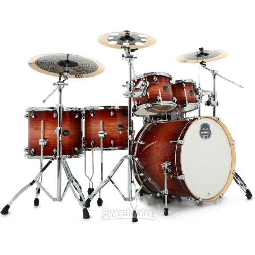  Mapex Armory 6-piece Studioease Fast Tom Shell Pack - Redwood Burst