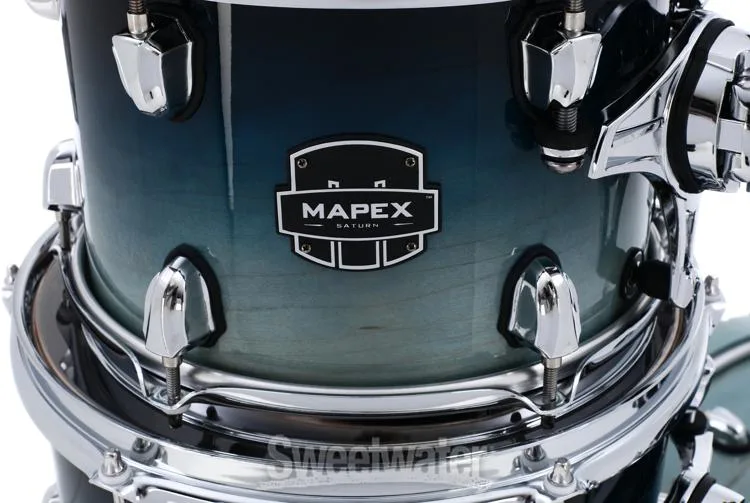  Mapex Saturn 5-piece Studioease Shell Pack - Teal Blue Fade