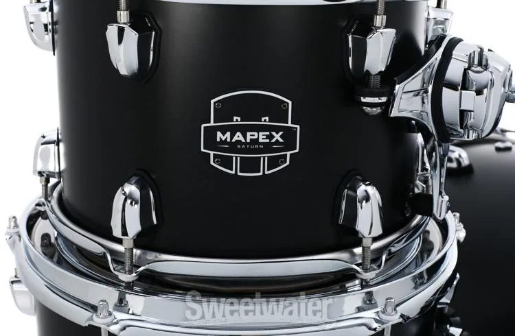  Mapex Saturn 4-piece Fusion Shell Pack - Satin Black