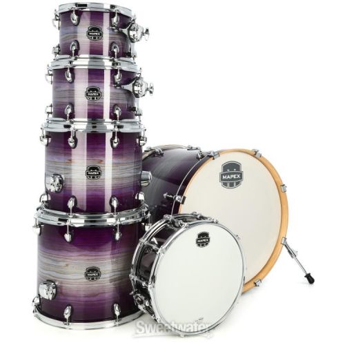  Mapex Armory 6-piece Studioease Fast Tom Shell Pack - Night Sky Burst