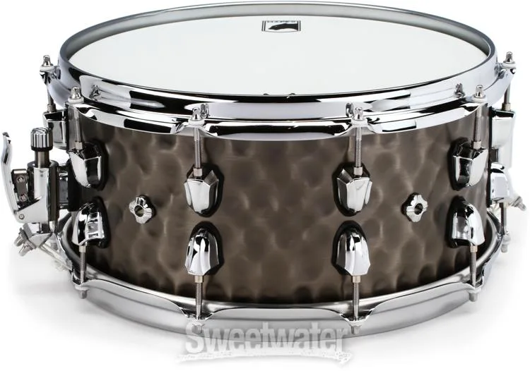  Mapex Black Panther Persuader Snare Drum - 6.5 x 14-inch, Hammered Brass