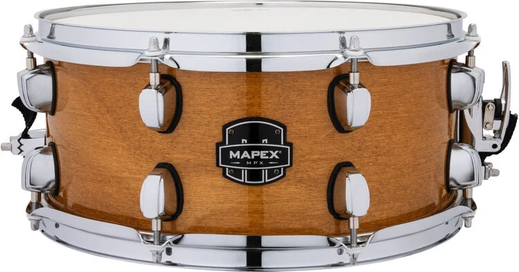  Mapex MPX Maple/Poplar Snare Drum - 6 x 13-inch - Natural with Chrome Hardware